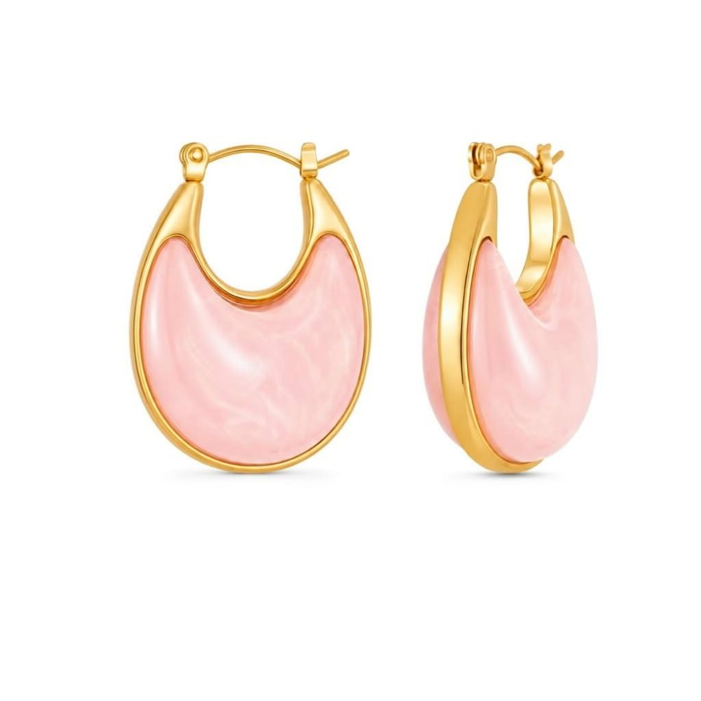 YUJIE Resin Huggies, Pink, color