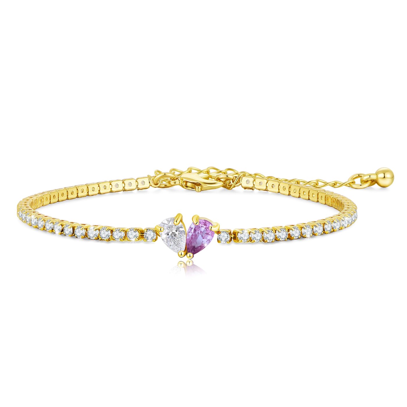 YUJIE Birthstone Bracelet, Alexandrite, color