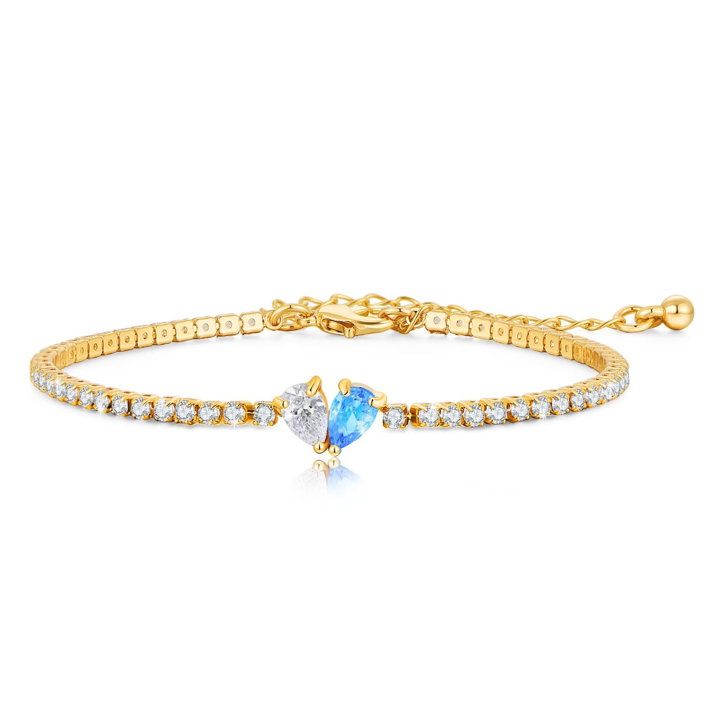 YUJIE Birthstone Bracelet, Tanzanite, color