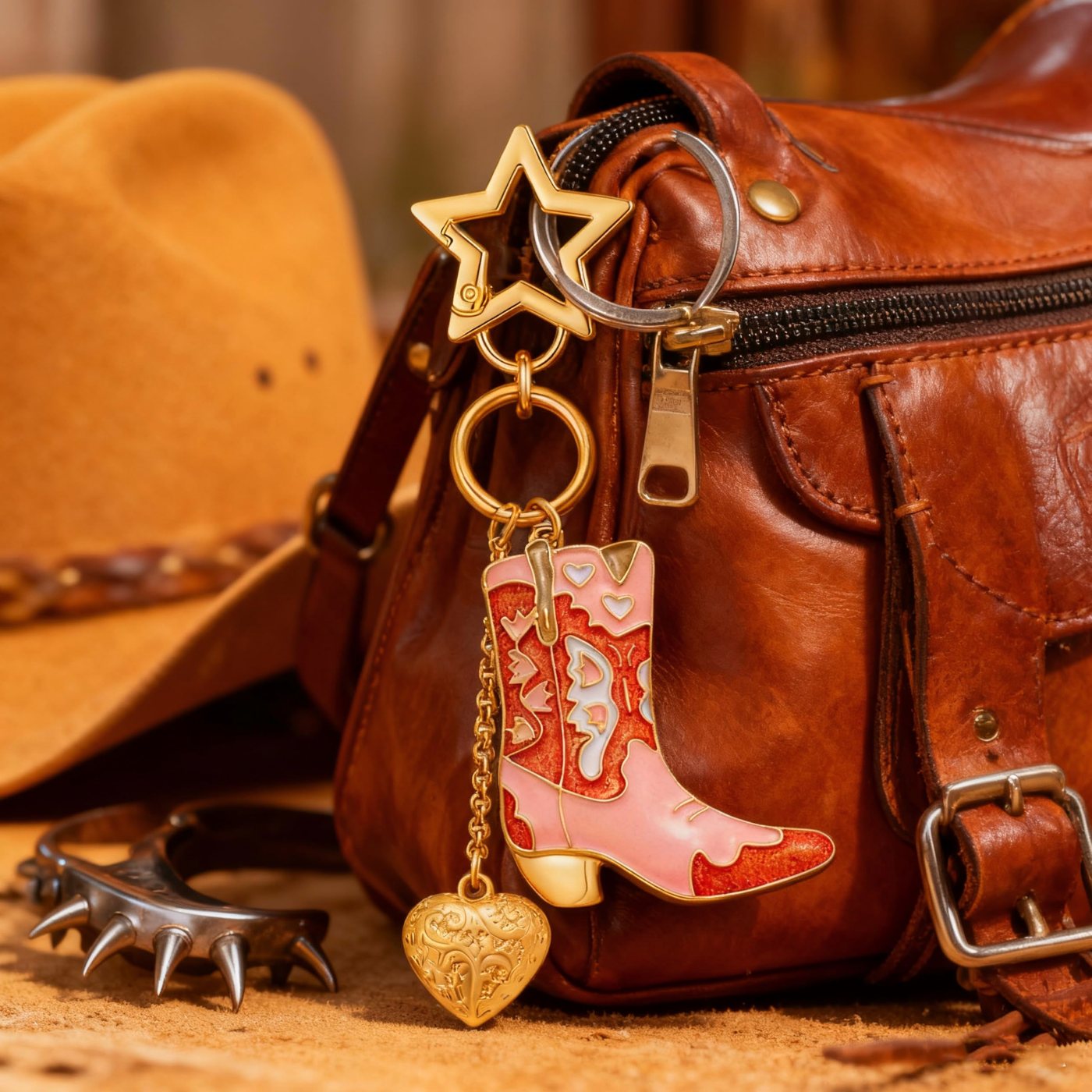 YUJIE Boot Bag Charm, view 3