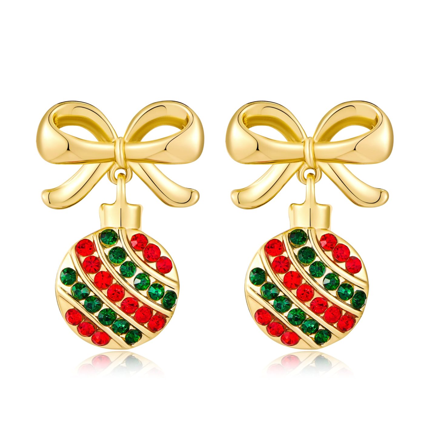 YUJIE Bow Bulb Drop Earrings, color