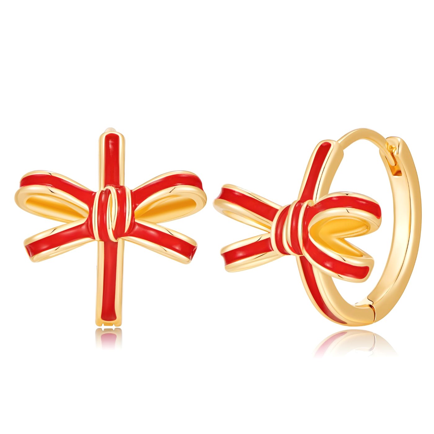 YUJIE Bow Huggies, color