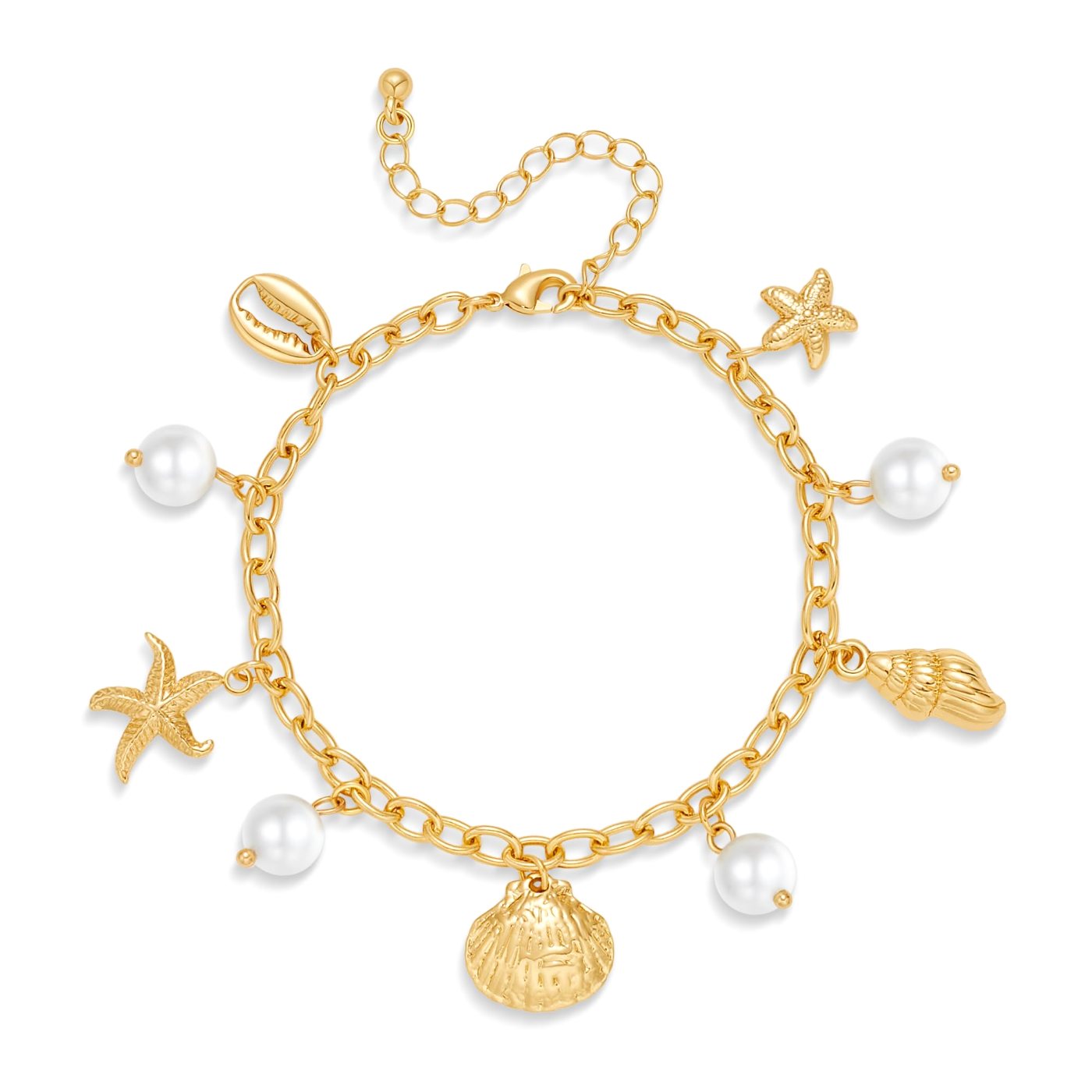YUJIE Charm Bracelet, Beach Charms, color