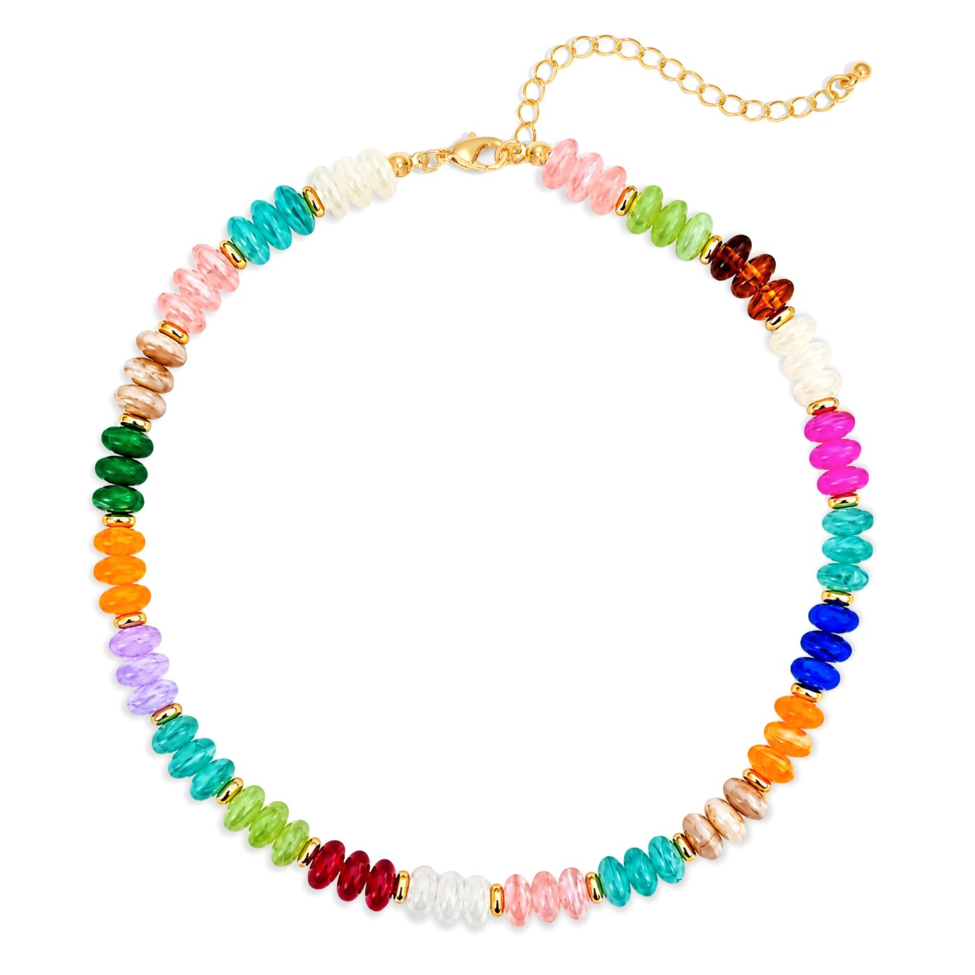 YUJIE Chip Bead Choker, color