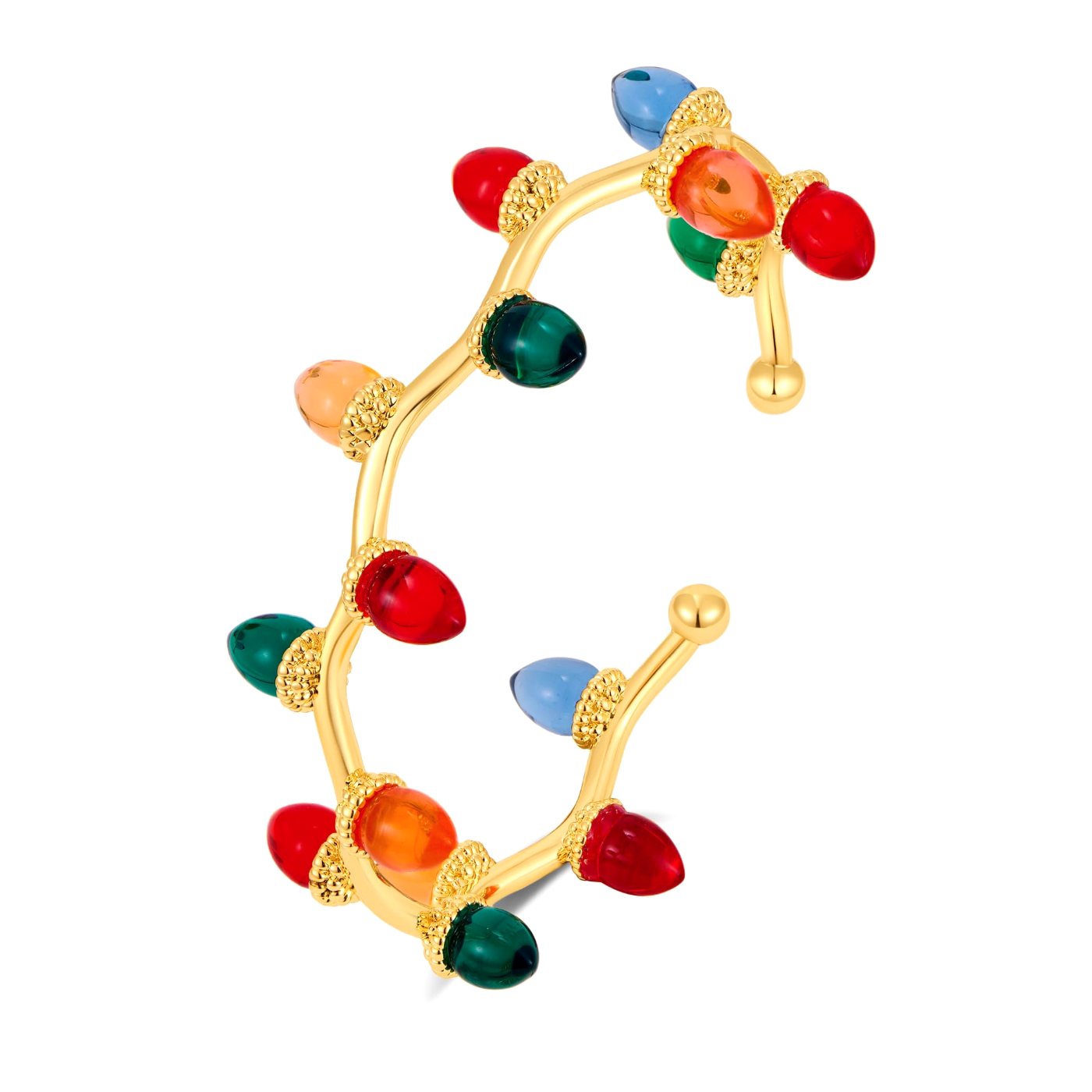 YUJIE Christmas Bulb Bracelet, color