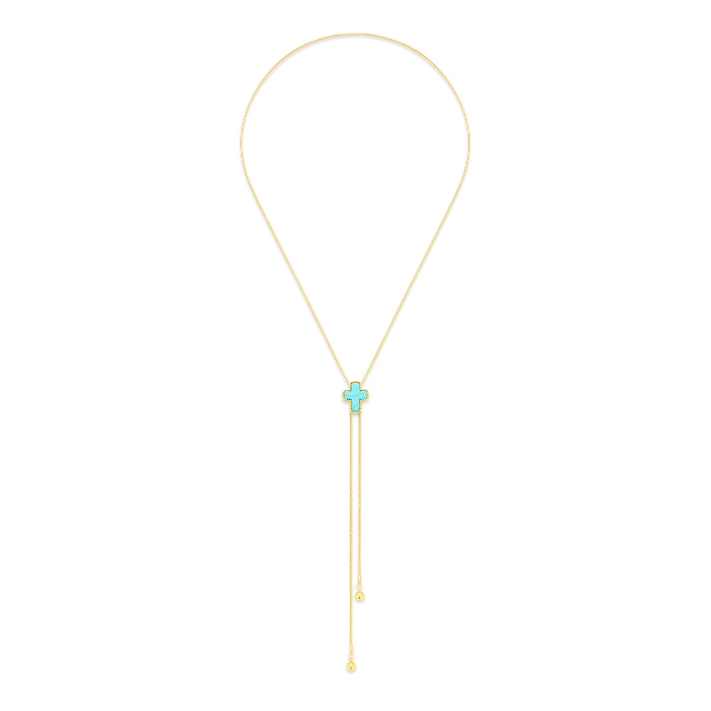 YUJIE Cross Lariat, color