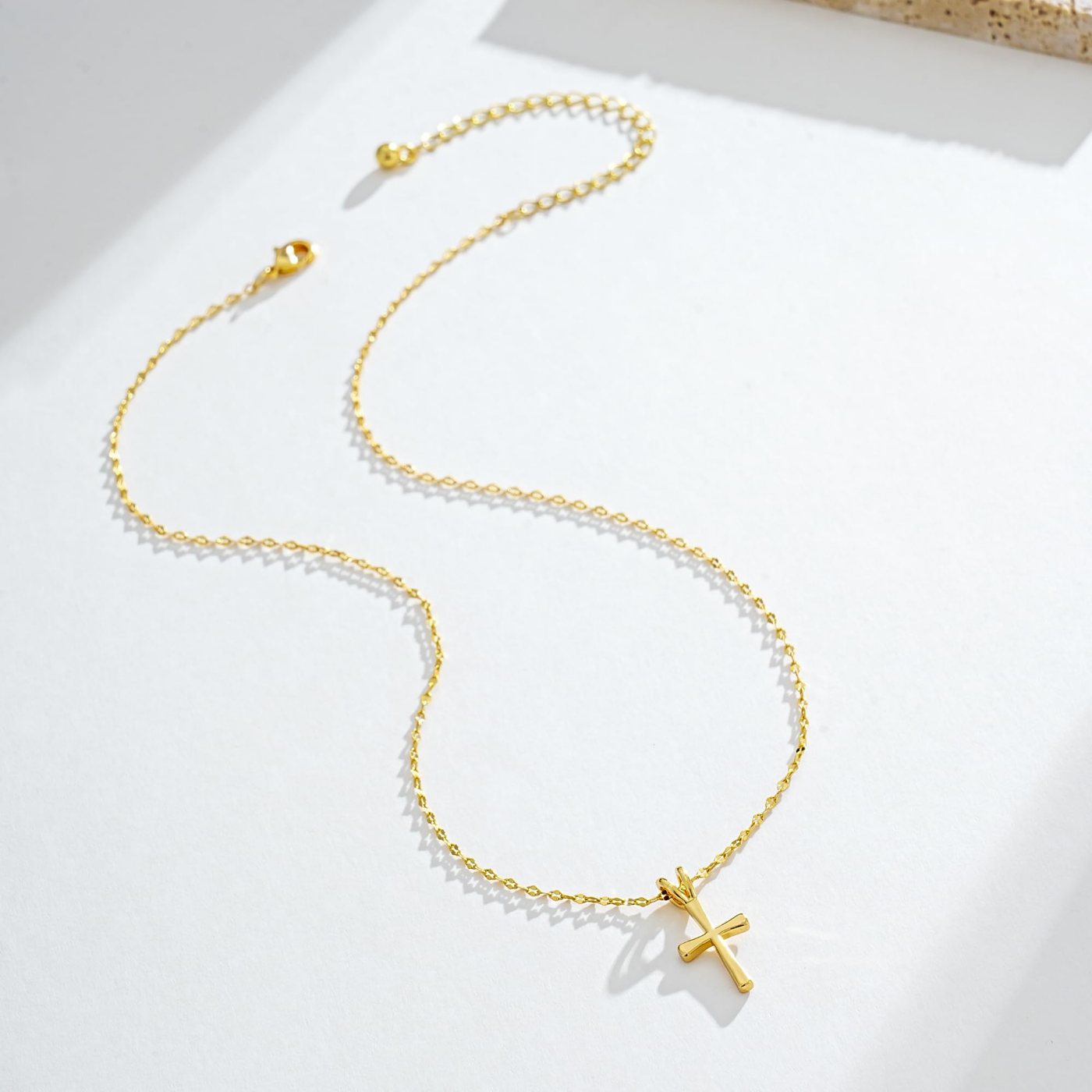 YUJIE Cross Necklace, second view