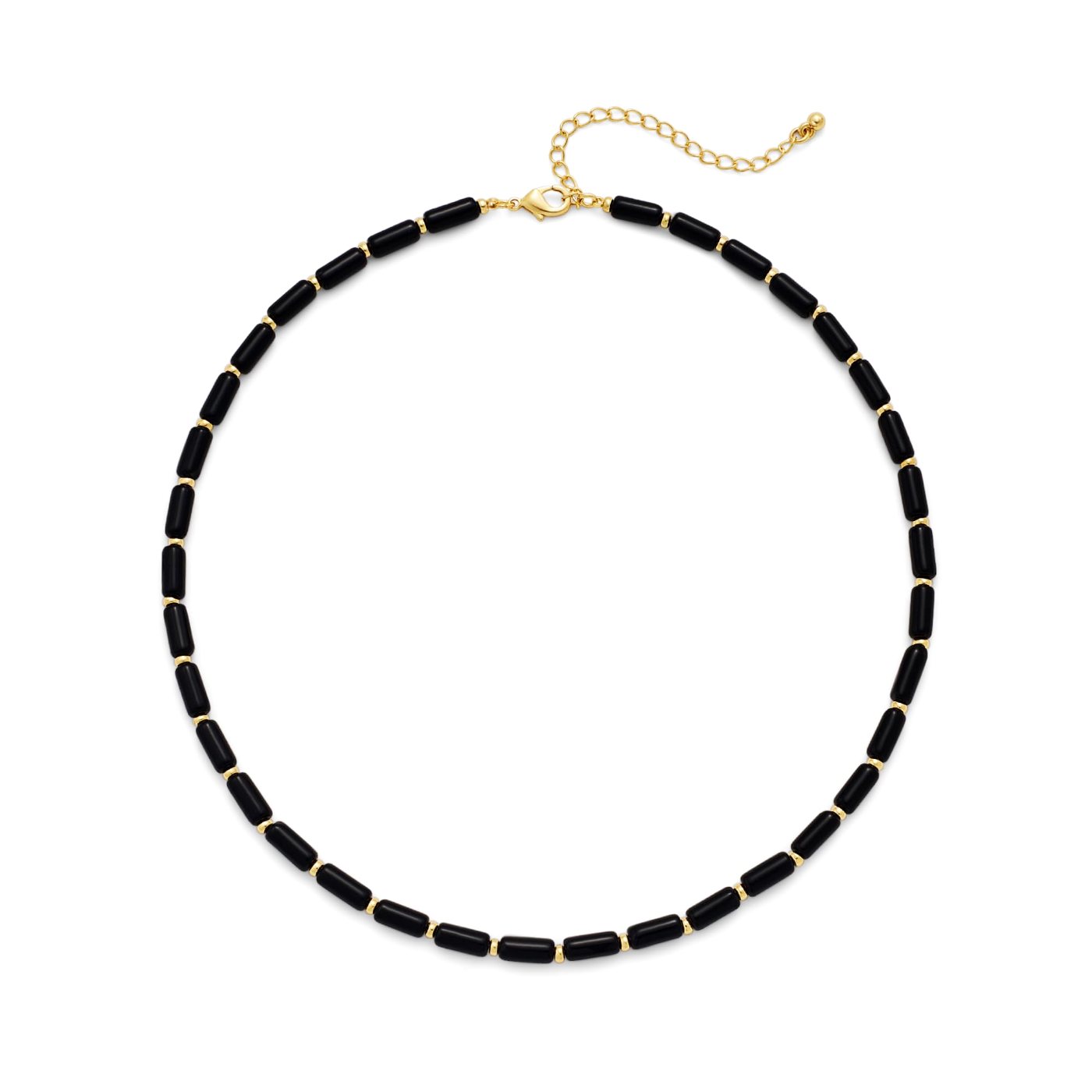 YUJIE Cylinder Bead Choker, color