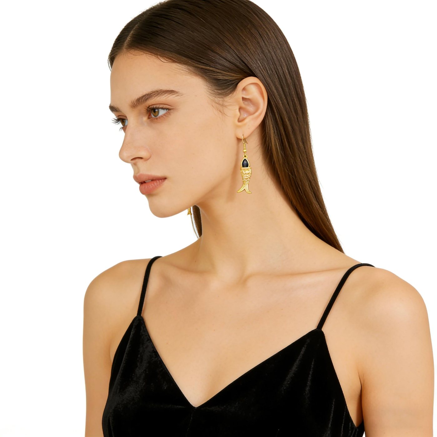 YUJIE Fish Huggies, Black Stone, view 4