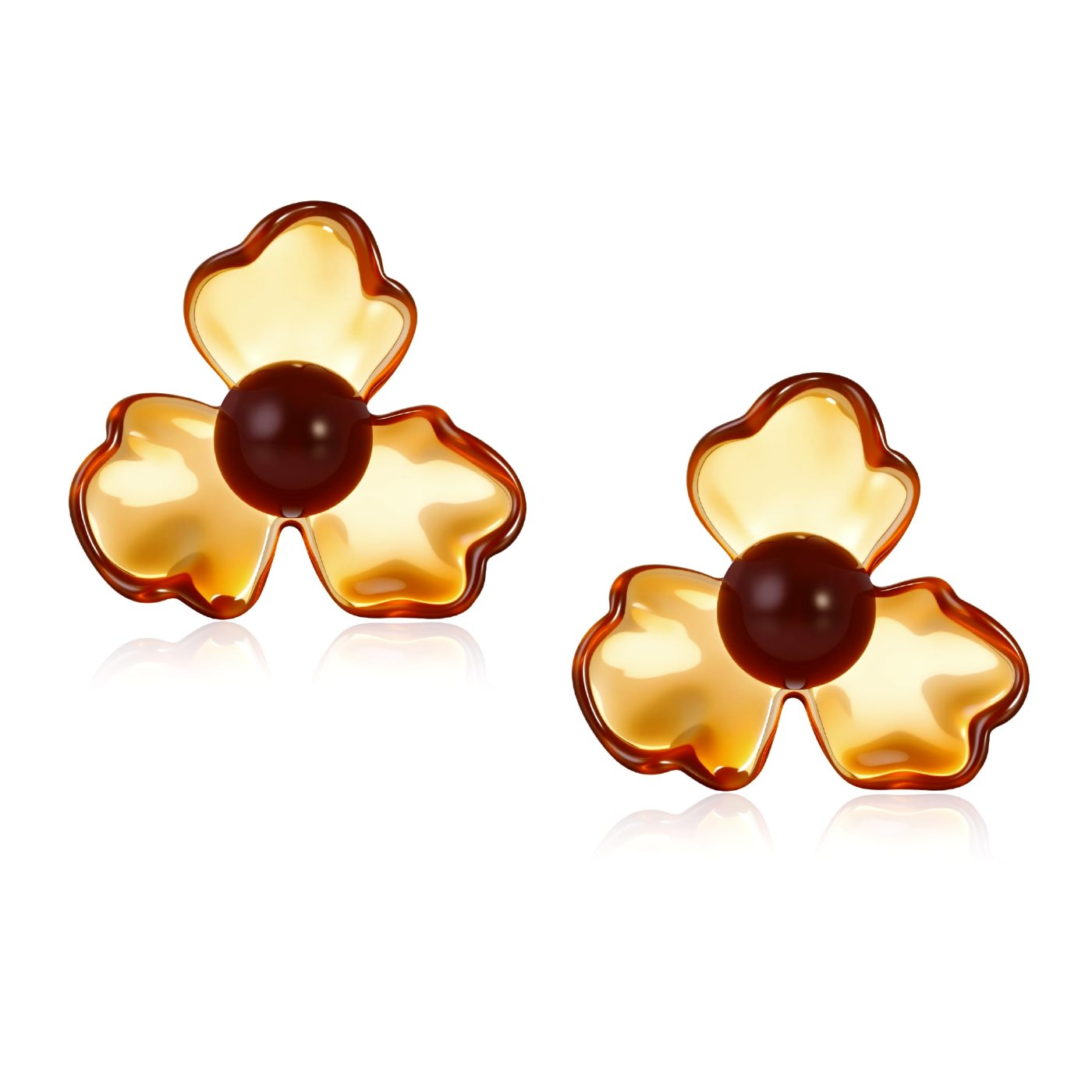 YUJIE Flower Cluster Earrings, color