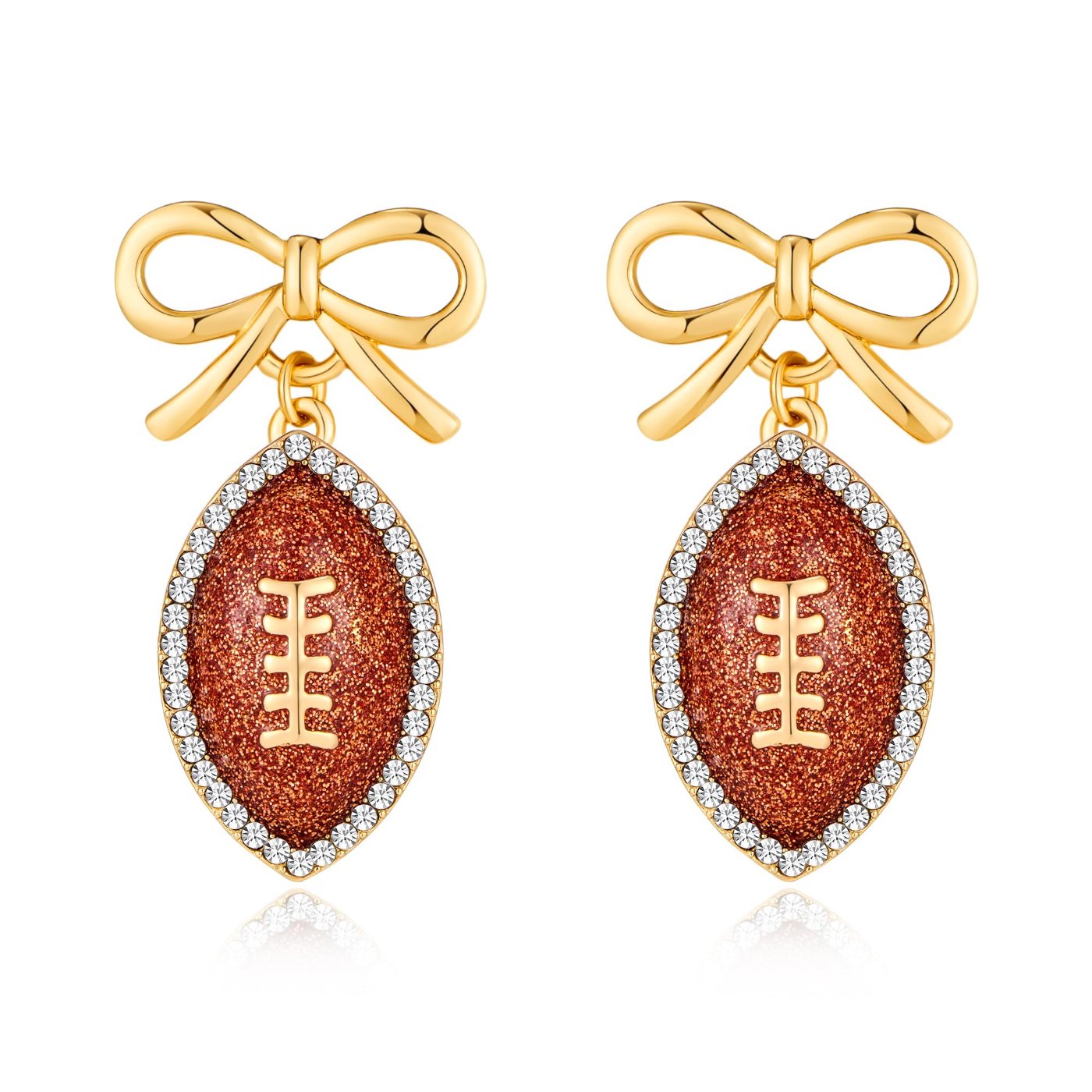 YUJIE Football Drop Earrings, color
