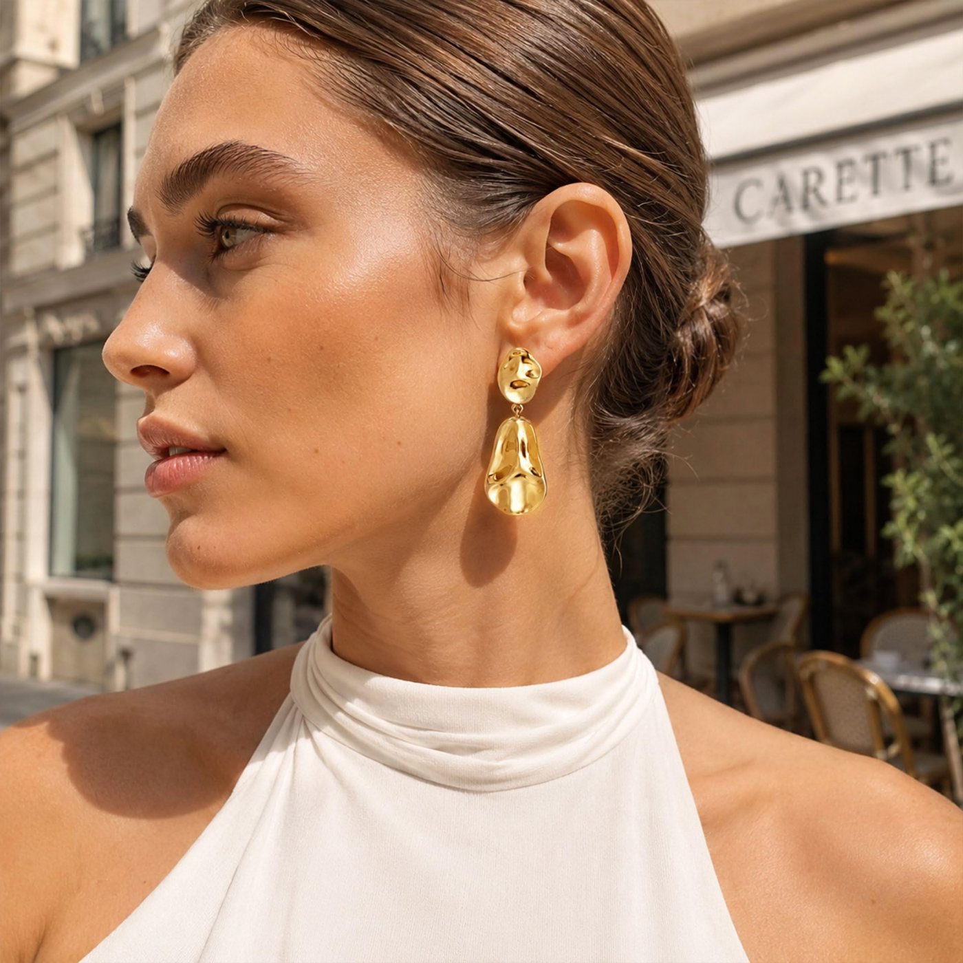YUJIE clip-on earrings