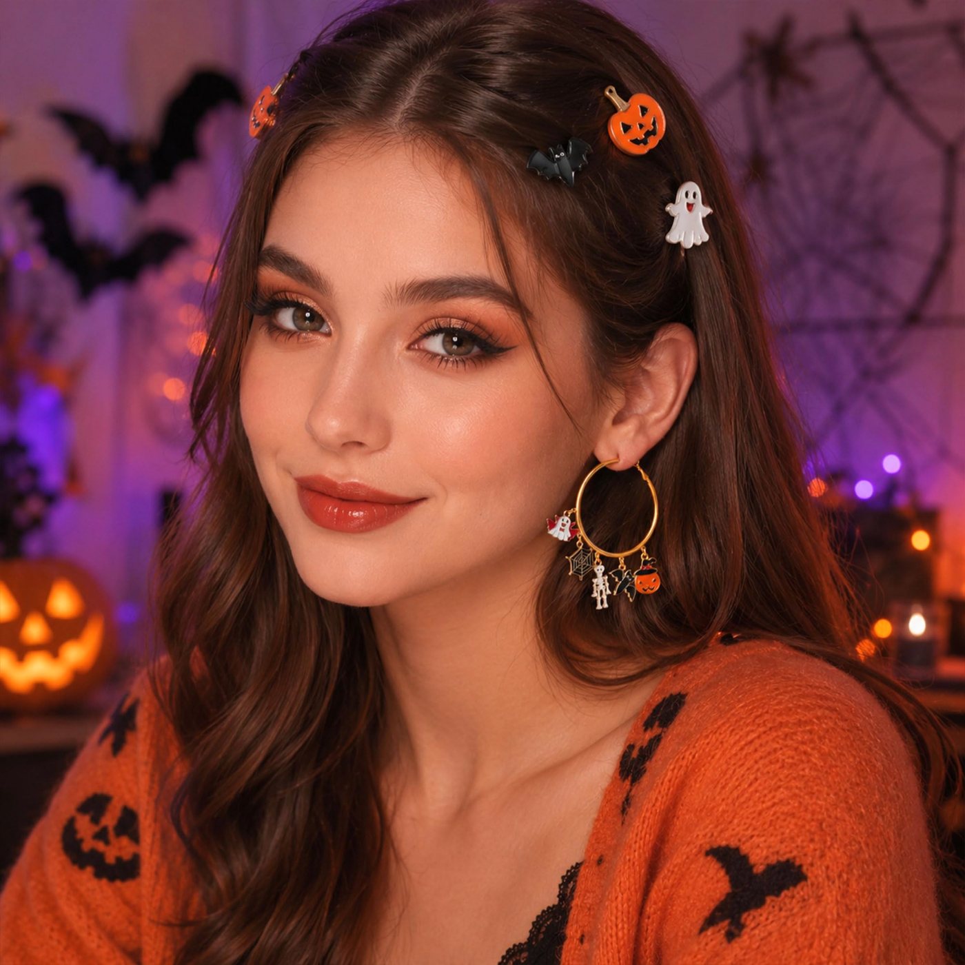 YUJIE Halloween Hoops, second view
