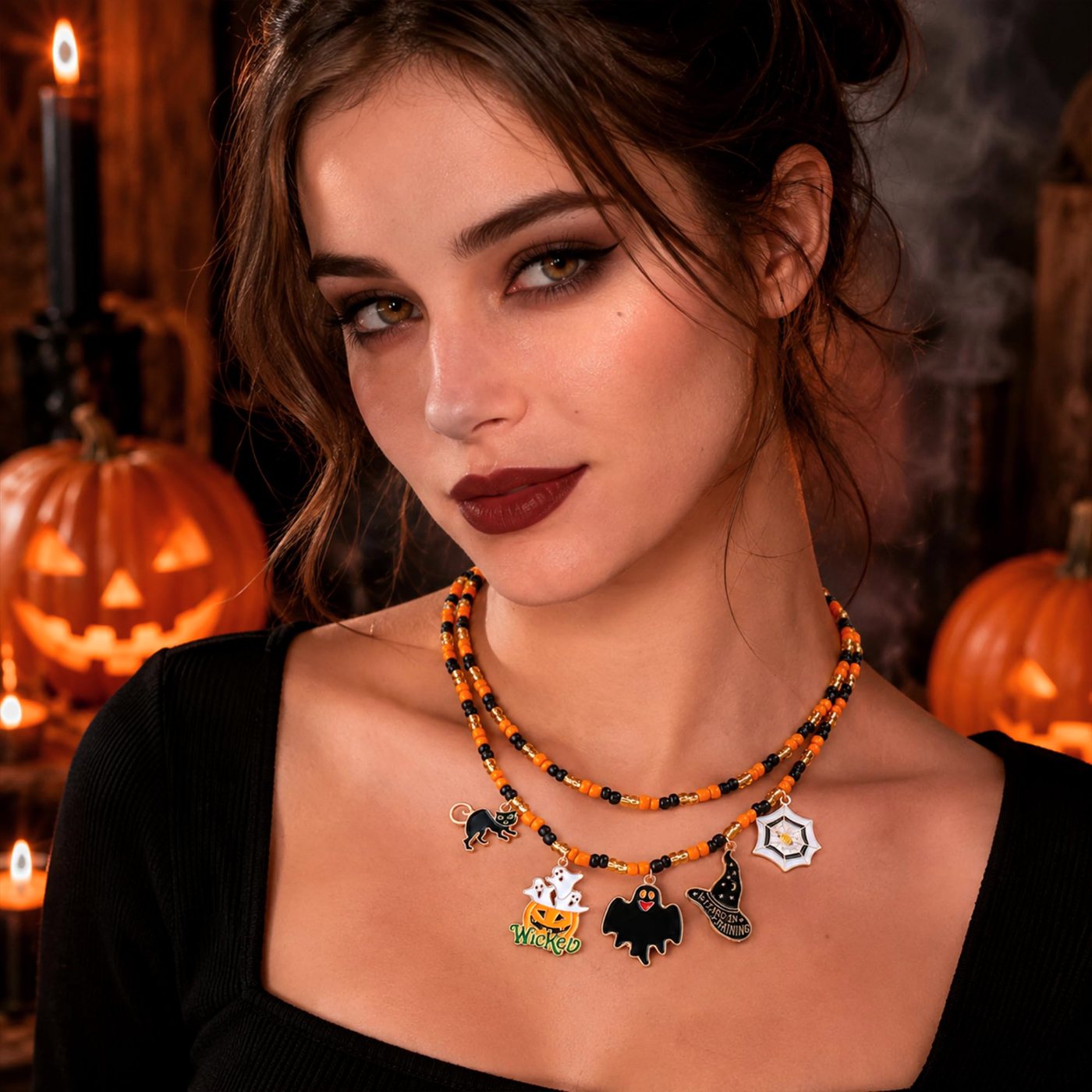 YUJIE Halloween Necklace, view 3