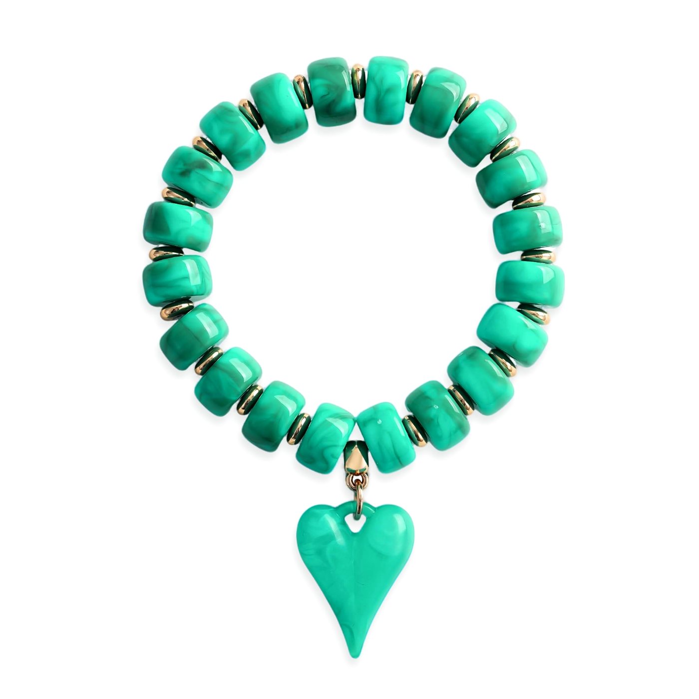 YUJIE Heart Bracelet, color