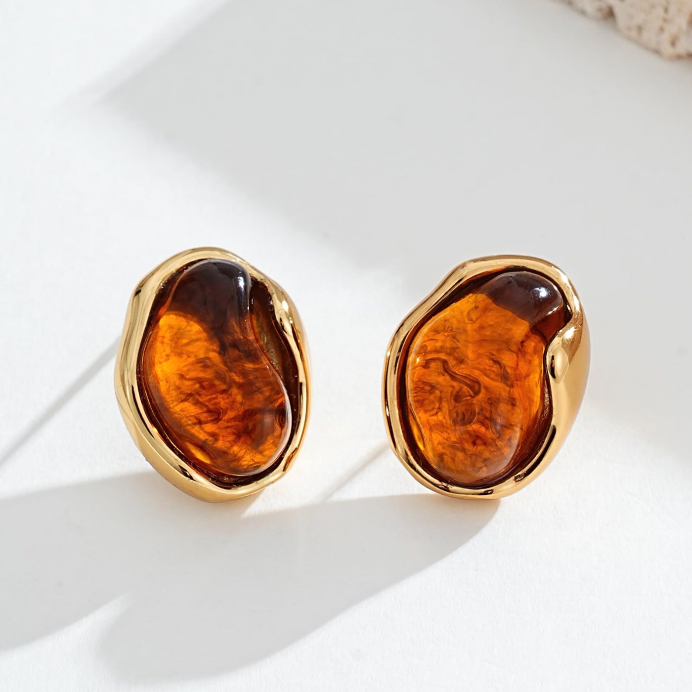 YUJIE Irregular Stud Earrings, view 5
