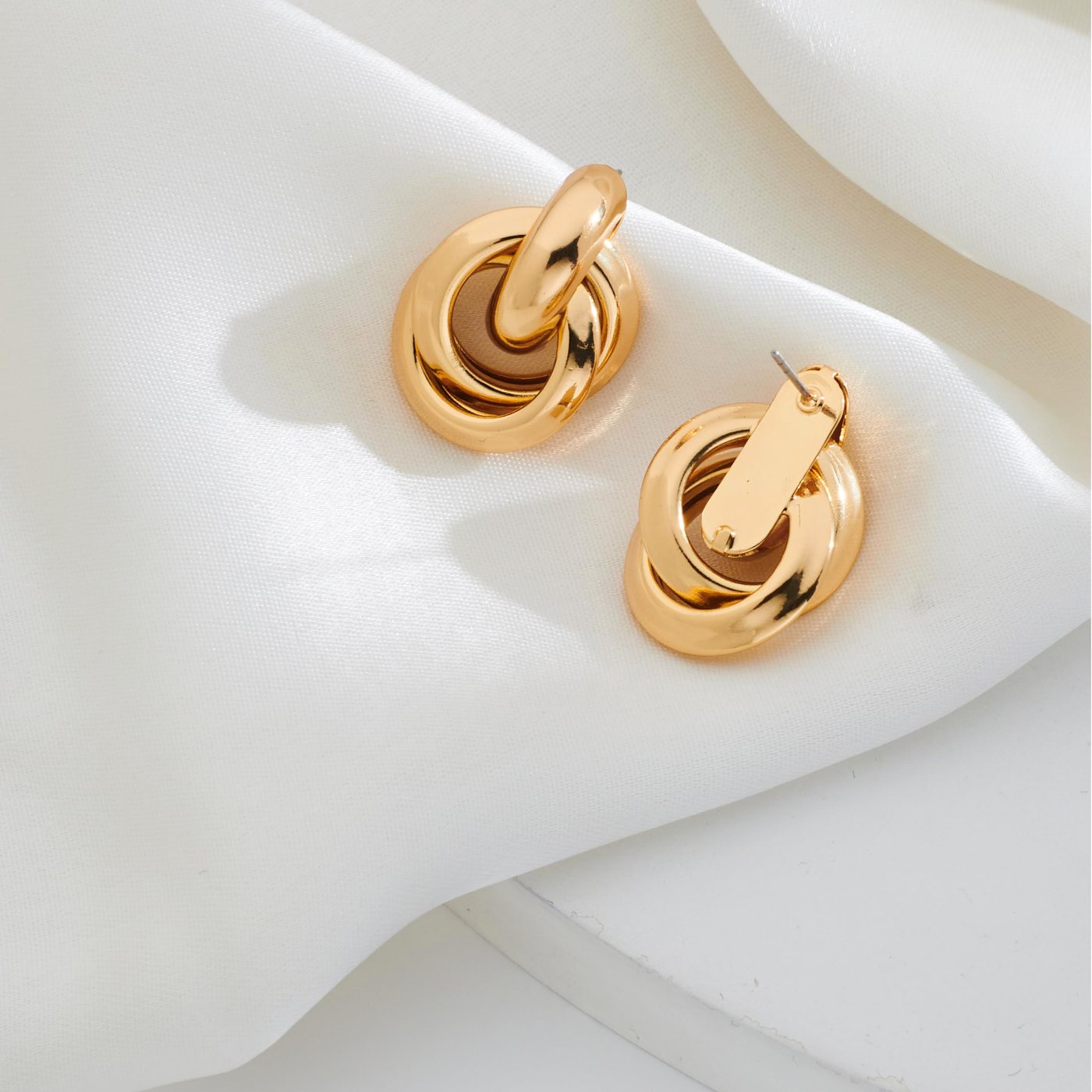 YUJIE Knot Stud Earrings, view 6