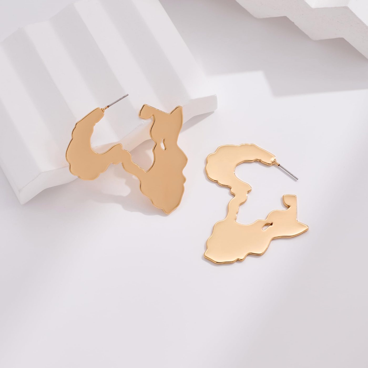 YUJIE Map Drop Earrings, view 5