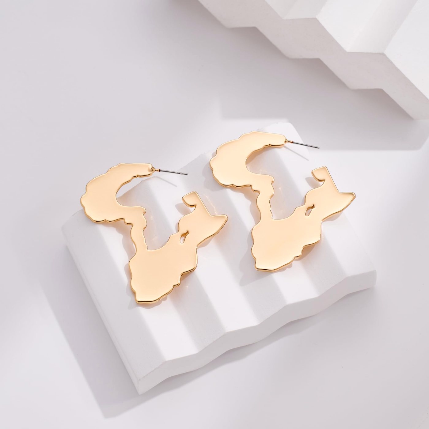 YUJIE Map Drop Earrings, view 6
