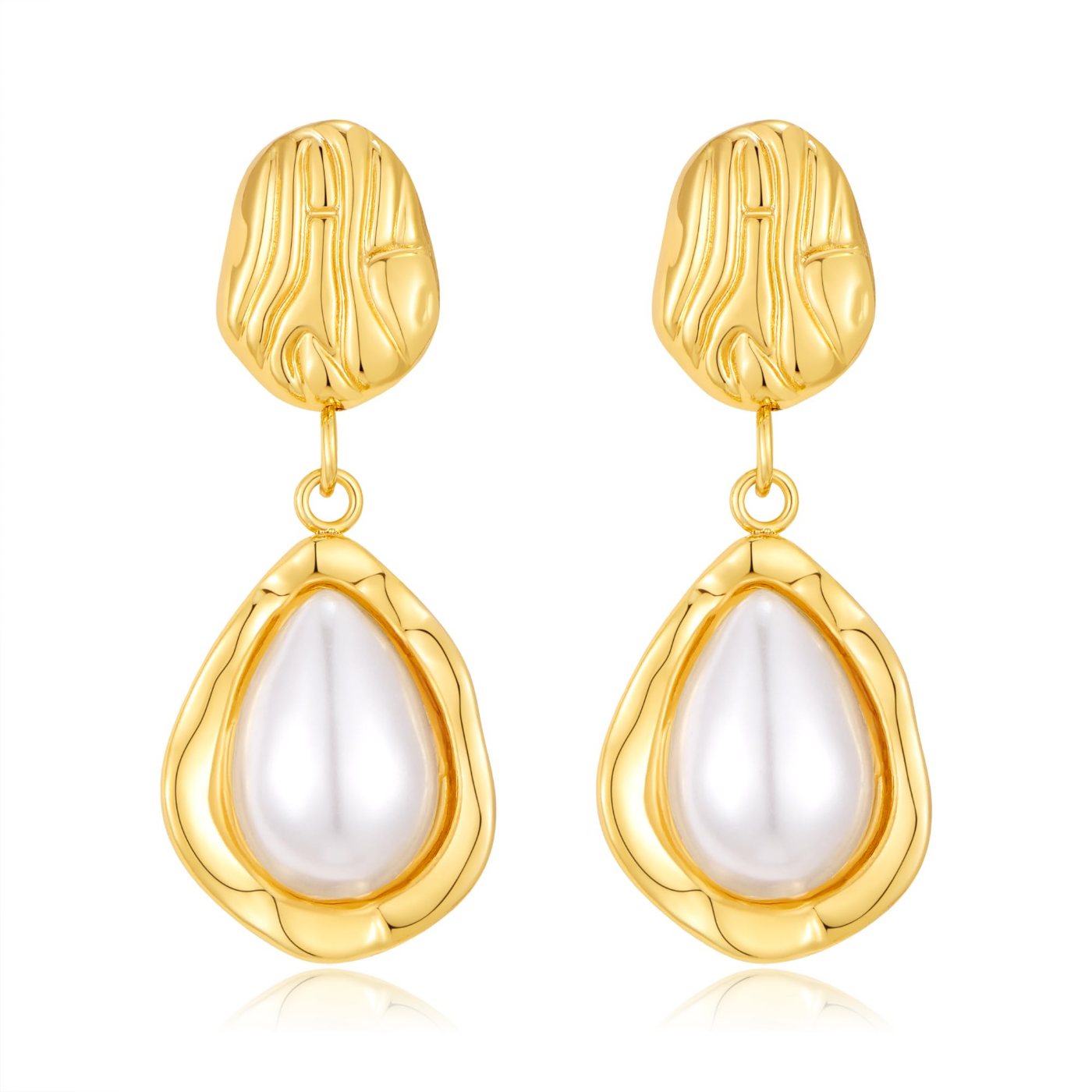 YUJIE Pearl Drop Earrings, color