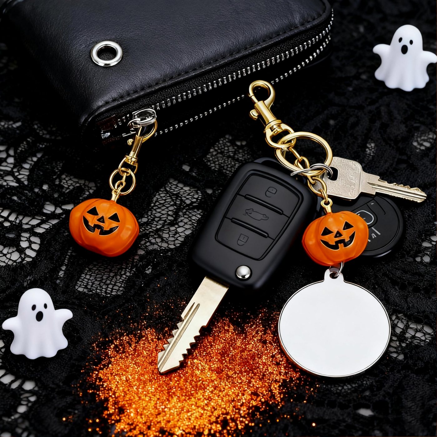 YUJIE Pumpkin Bag Charm, second view