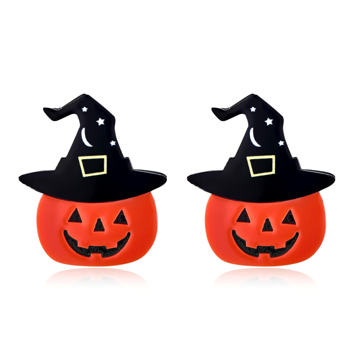 YUJIE Pumpkin Stud Earrings, color