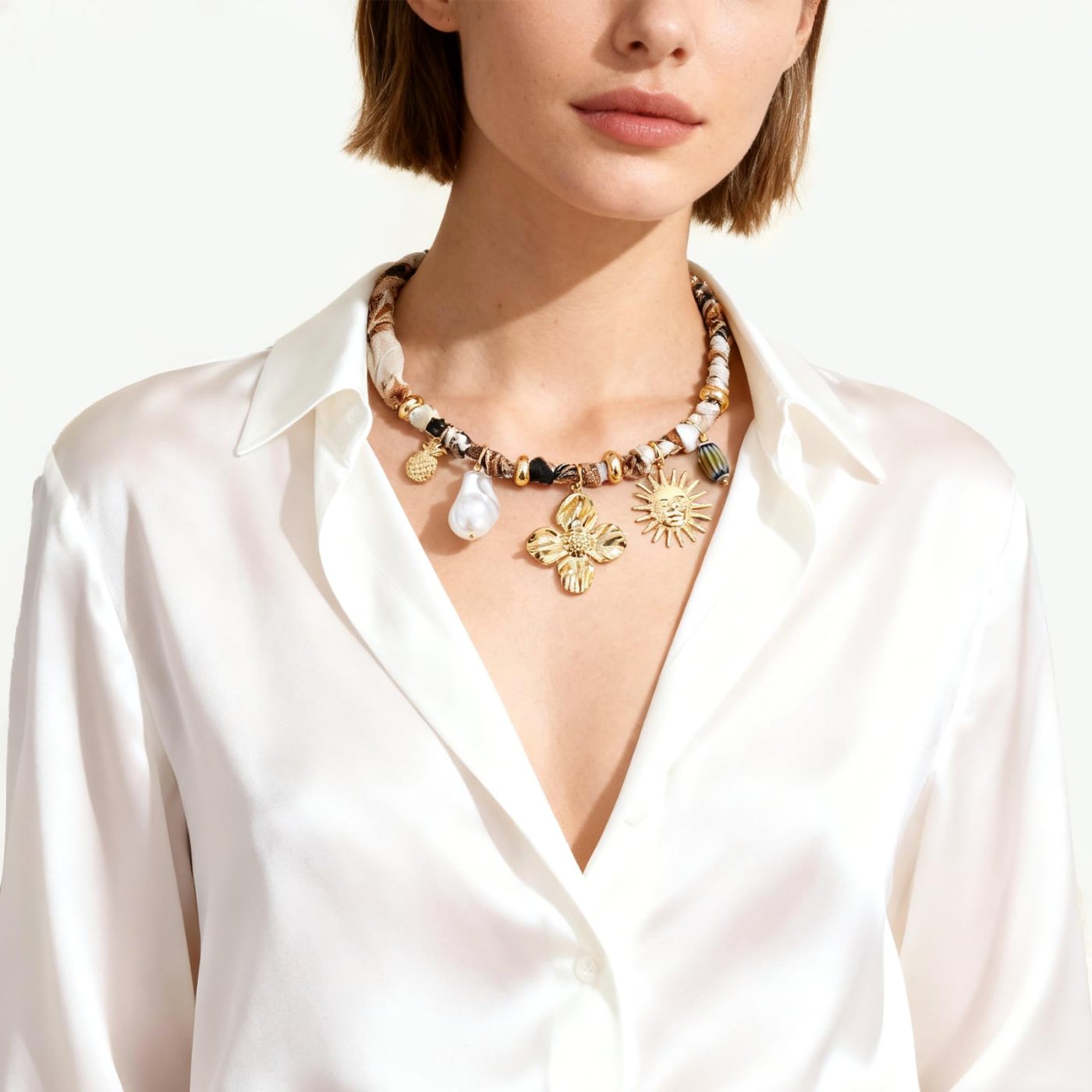 YUJIE Scarf Choker, view 5