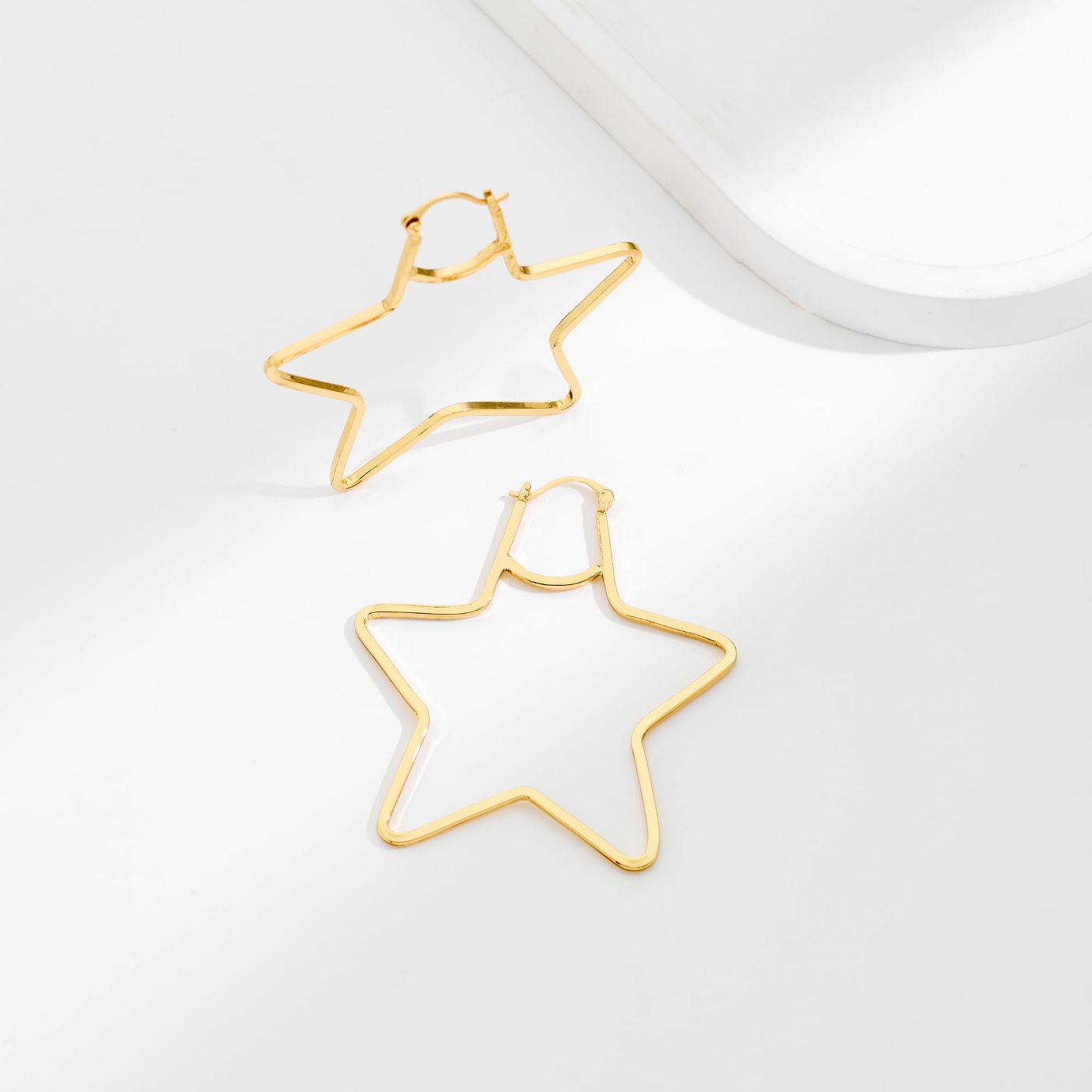 YUJIE Star Hoops, view 5