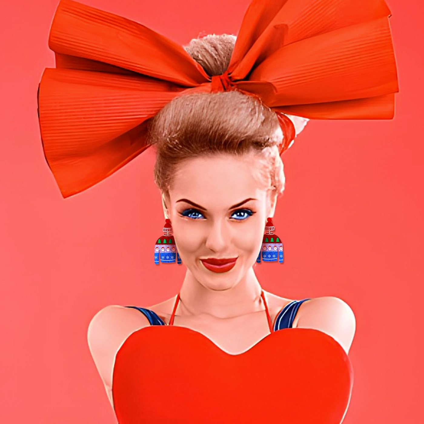 YUJIE Sweater Drop Earrings, view 4