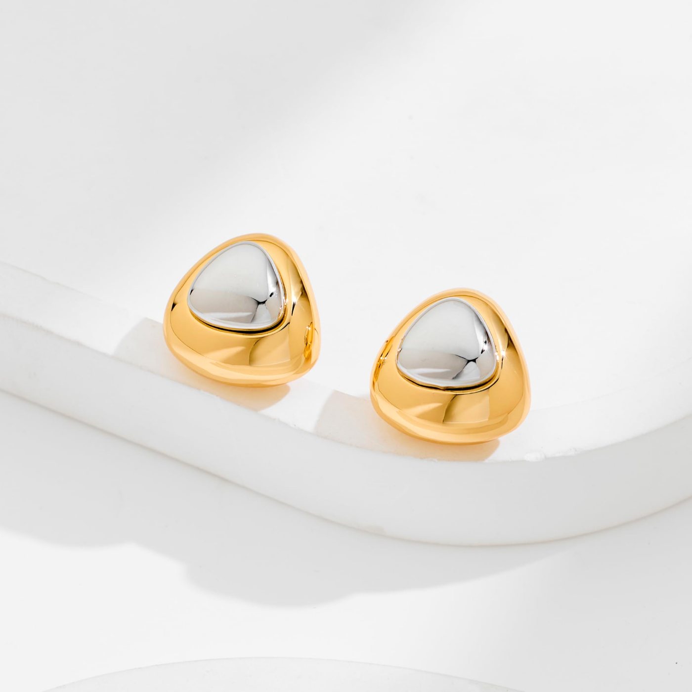 YUJIE Teardrop Stud Earrings, view 5