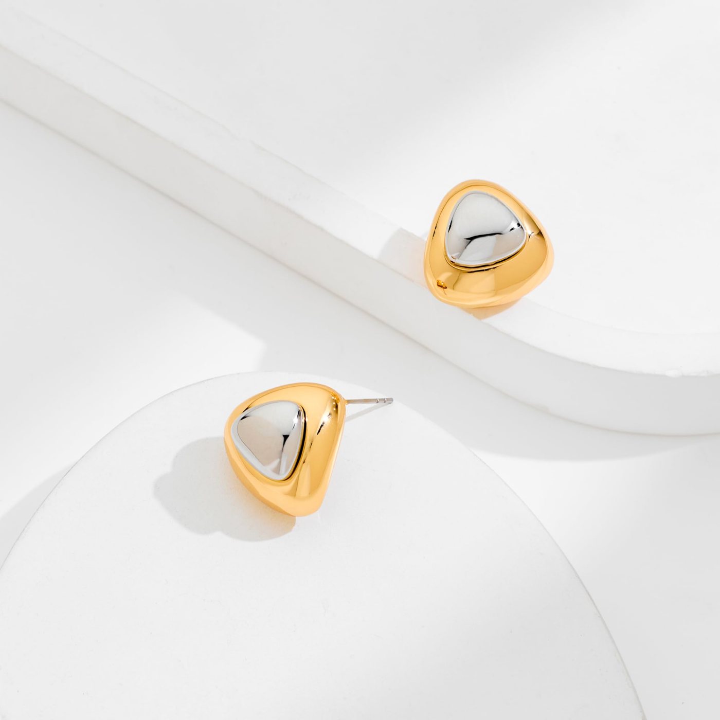 YUJIE Teardrop Stud Earrings, view 6