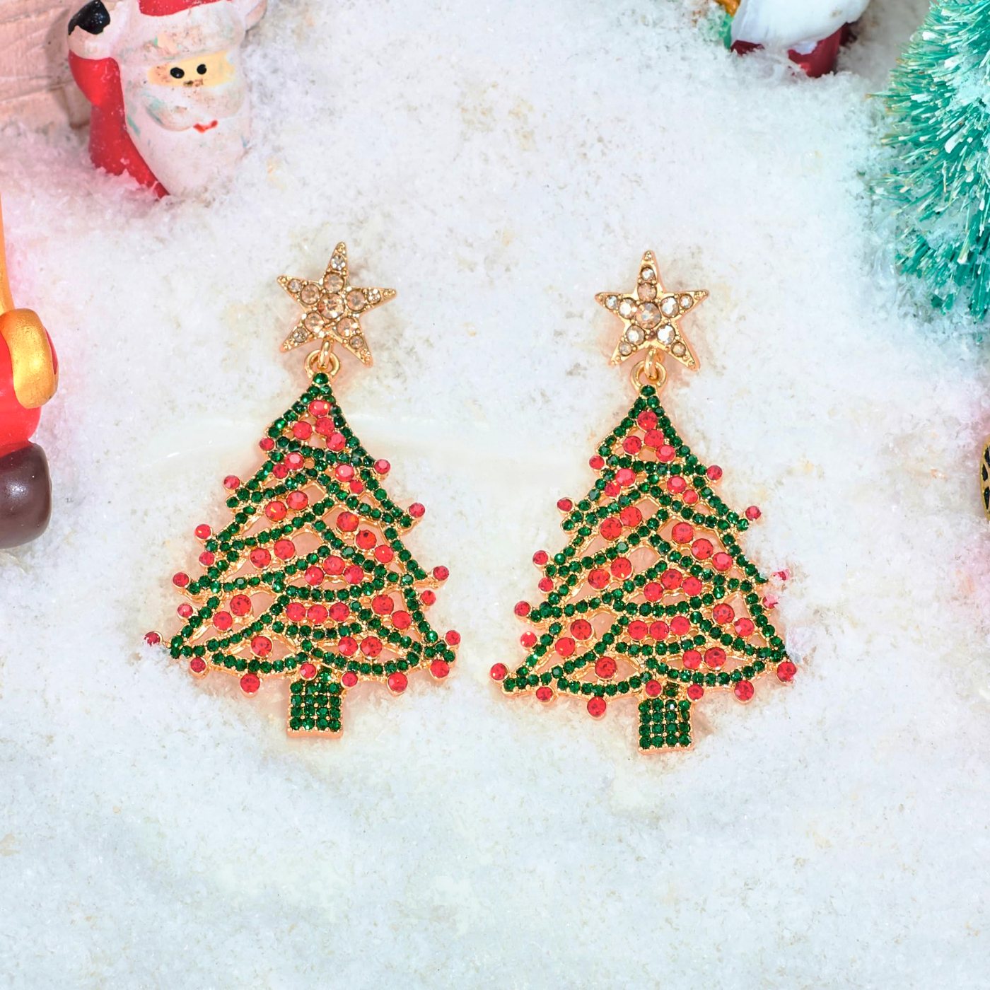 YUJIE Tree Drop Earrings, view 6