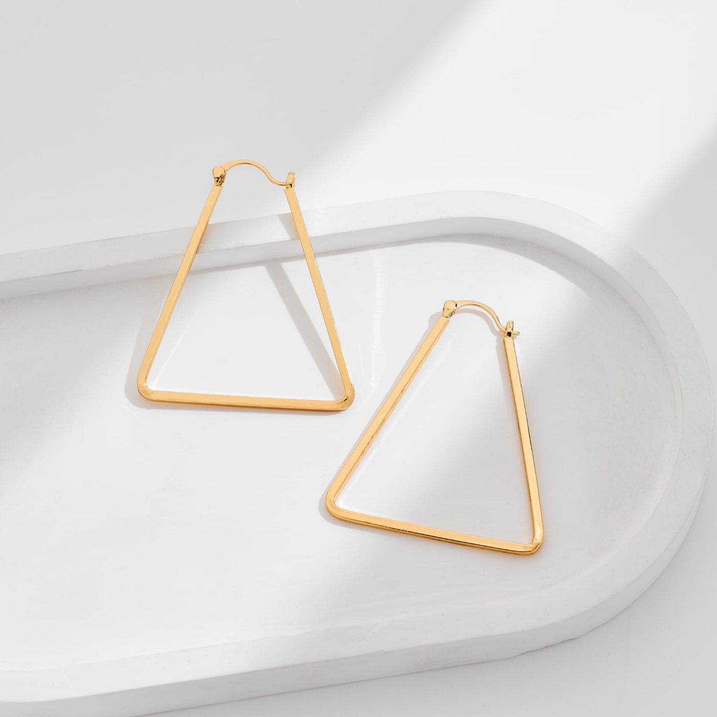 YUJIE Triangle Hoops, view 5