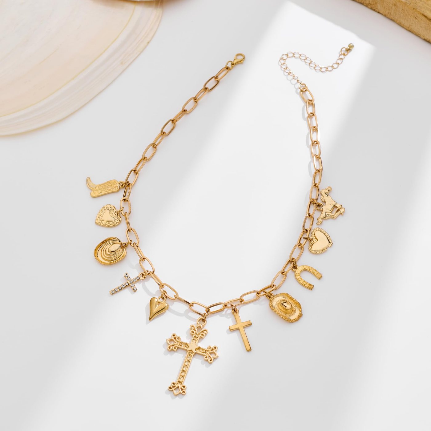 YUJIE Western Charm Necklace, view 5