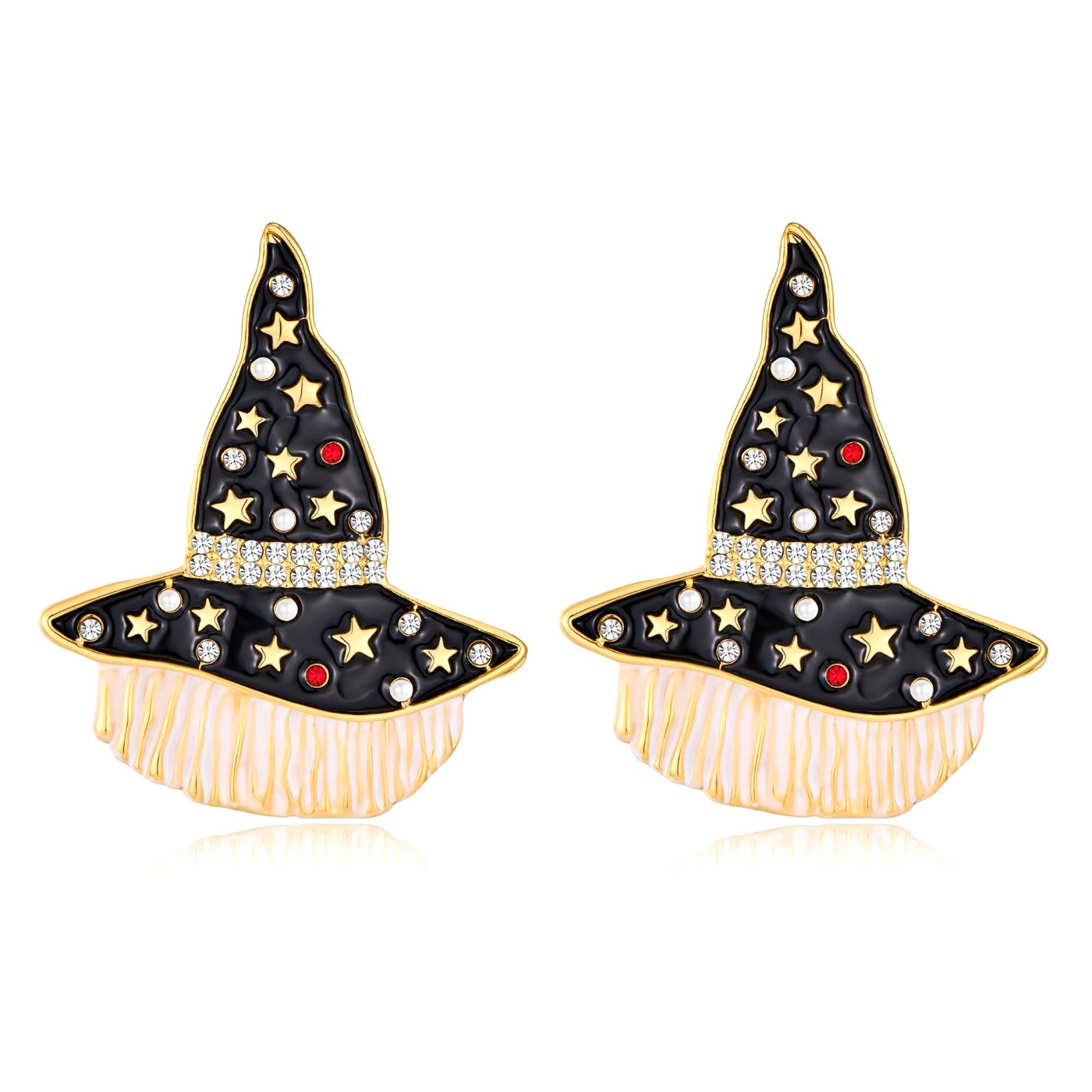 YUJIE Witch Hat Drop Earrings, color