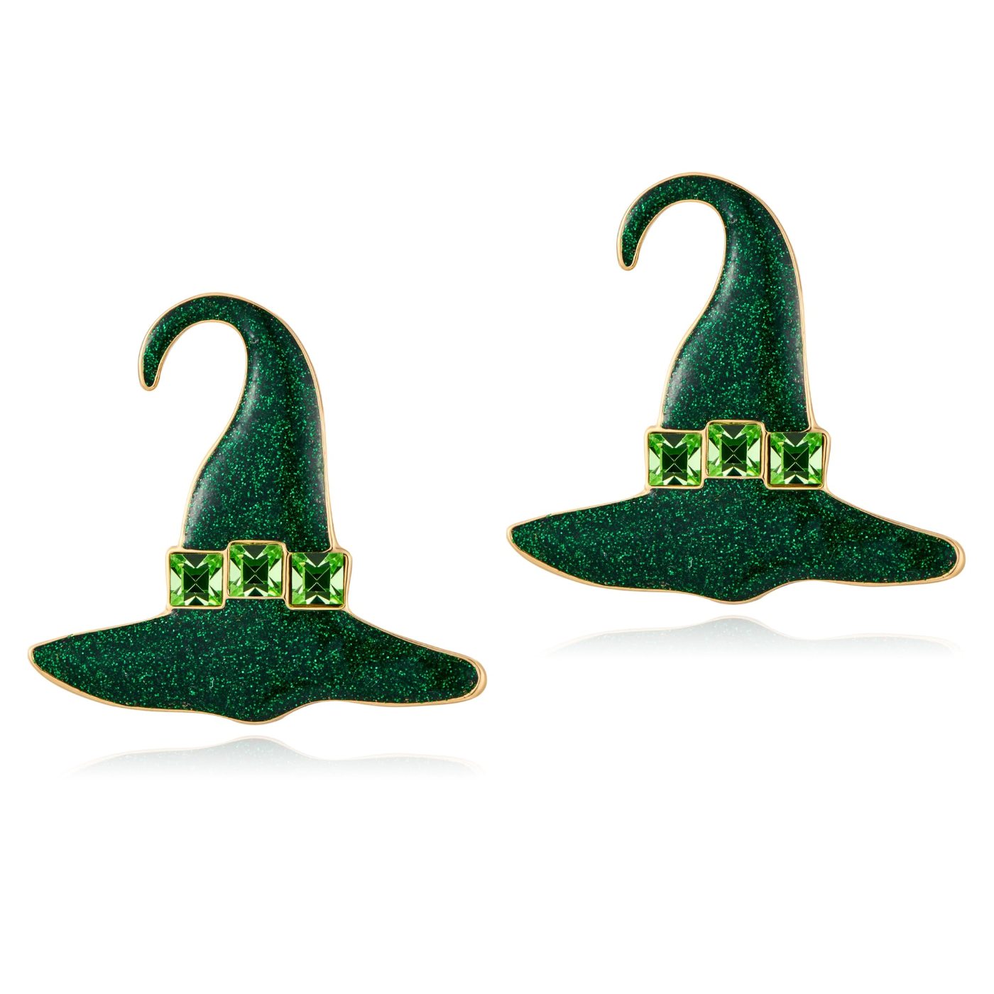 YUJIE Witch Hat Stud Earrings, color